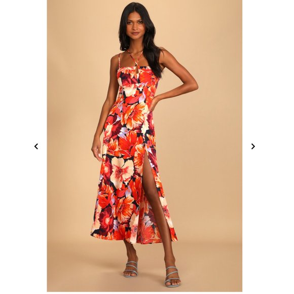 Lulu's Boldest Blooms Floral Print Maxi Dress - Picture 3 of 12